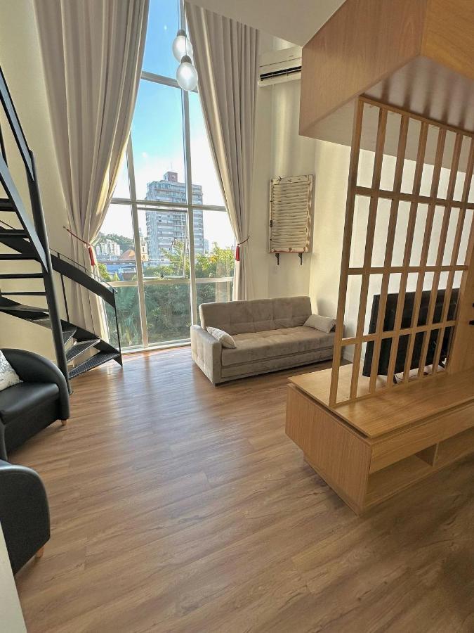 Jaraguá do Sul Saint Sebastian Flat 307 - Com Hidro! Ate 4 Pessoas, Duplex, No Centroヴィラ エクステリア 写真
